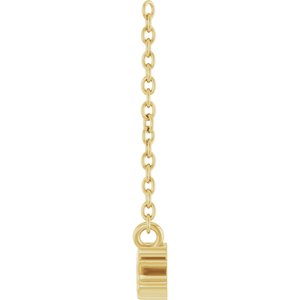 Lowercase Script Mimi Necklace or Center
