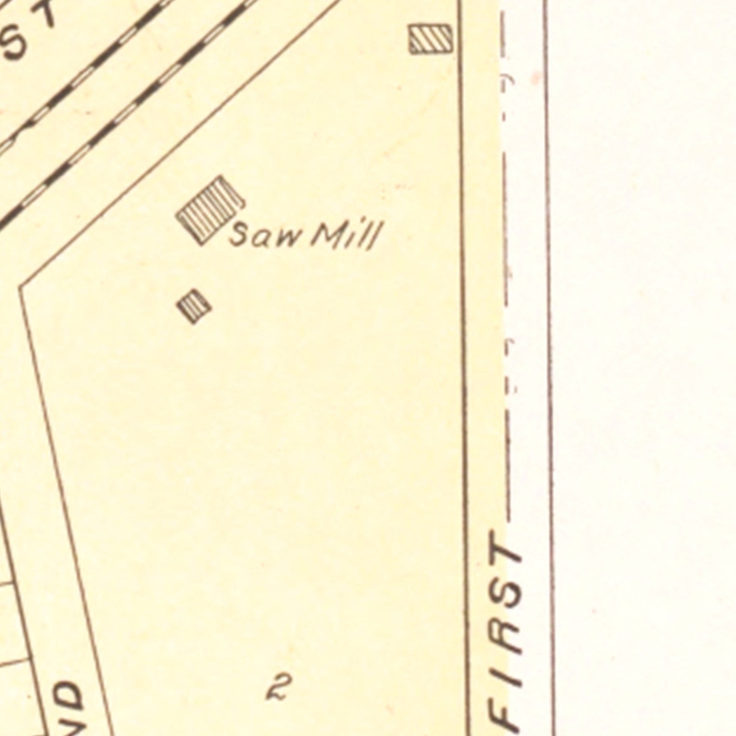 Vintage Map of Benden, Michigan 1901