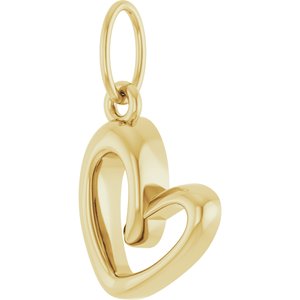Petite Heart Necklace or Pendant
