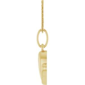 Petite Heart Necklace or Pendant