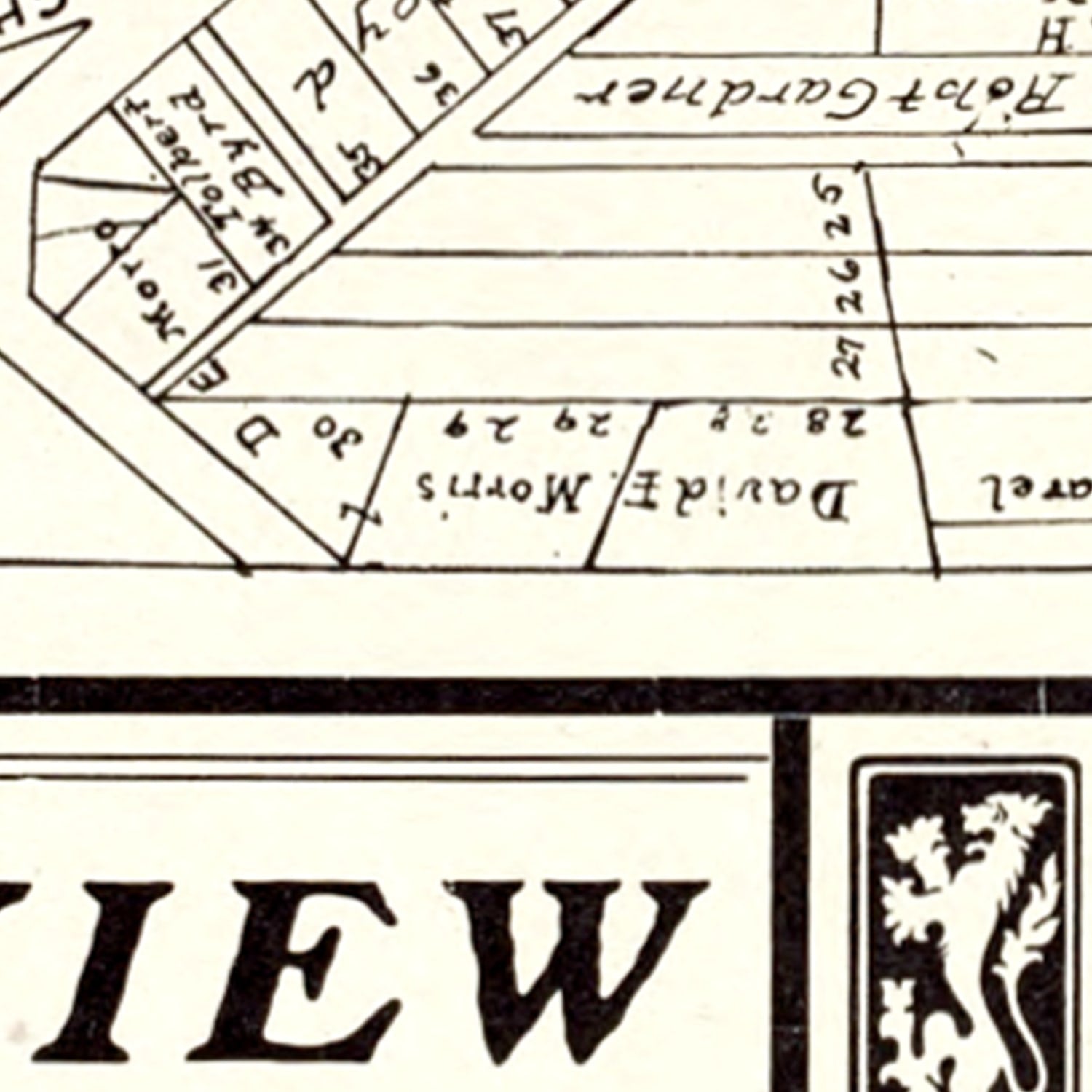 Vintage Map of Fairview, Ohio 1902
