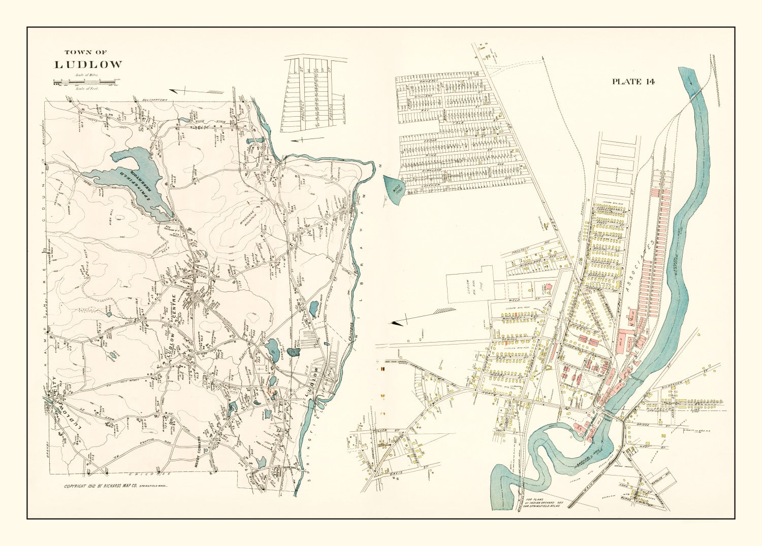 Vintage Map of Grant, Missouri 1902