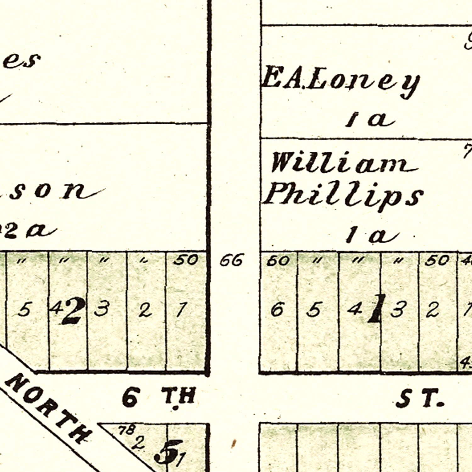 Vintage Map of Panama, Nebraska 1903