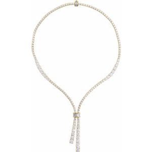 14K Yellow Gold 26 1/5 CTW Lab-Grown Diamond 20" Necklace