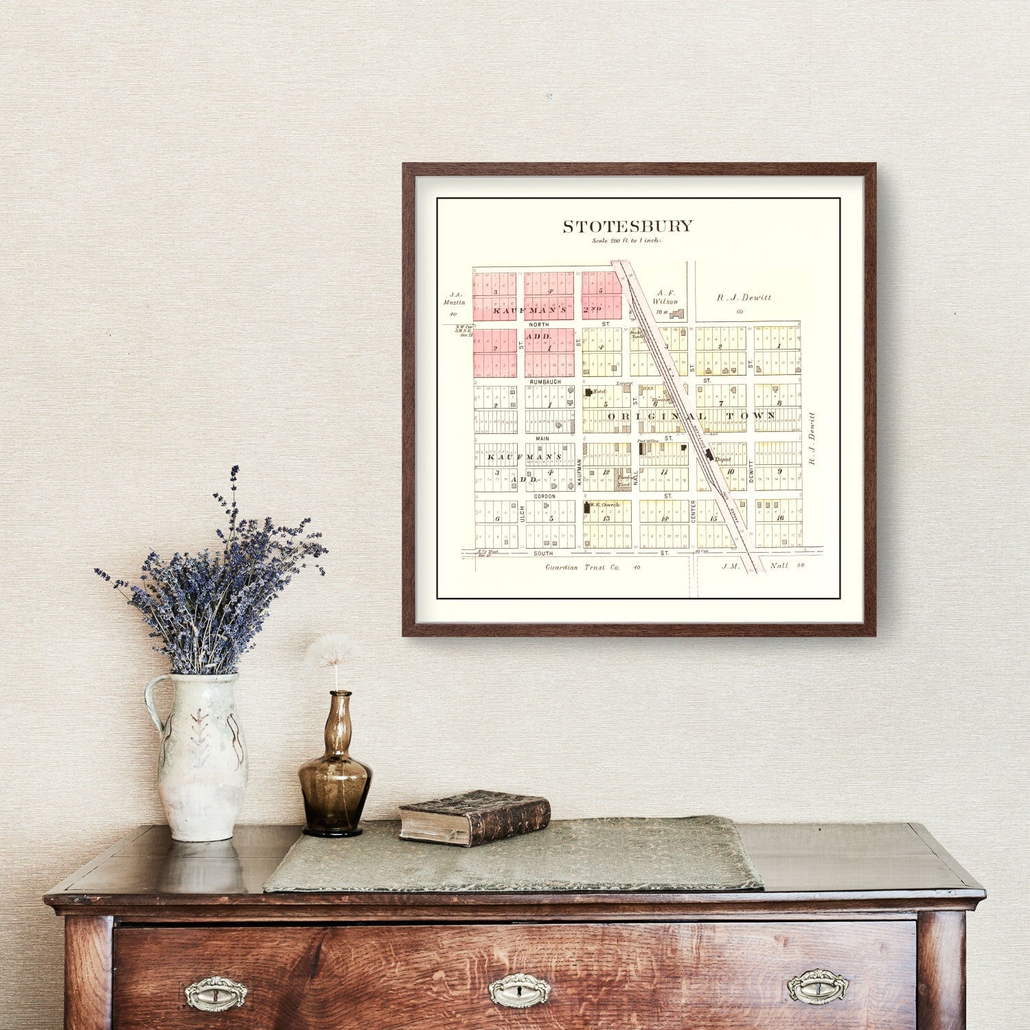 Vintage Map of Stotesbury, Missouri 1903