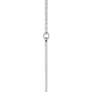 Engravable Bar Necklace or Pendant