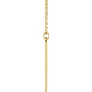 Engravable Bar Necklace or Pendant