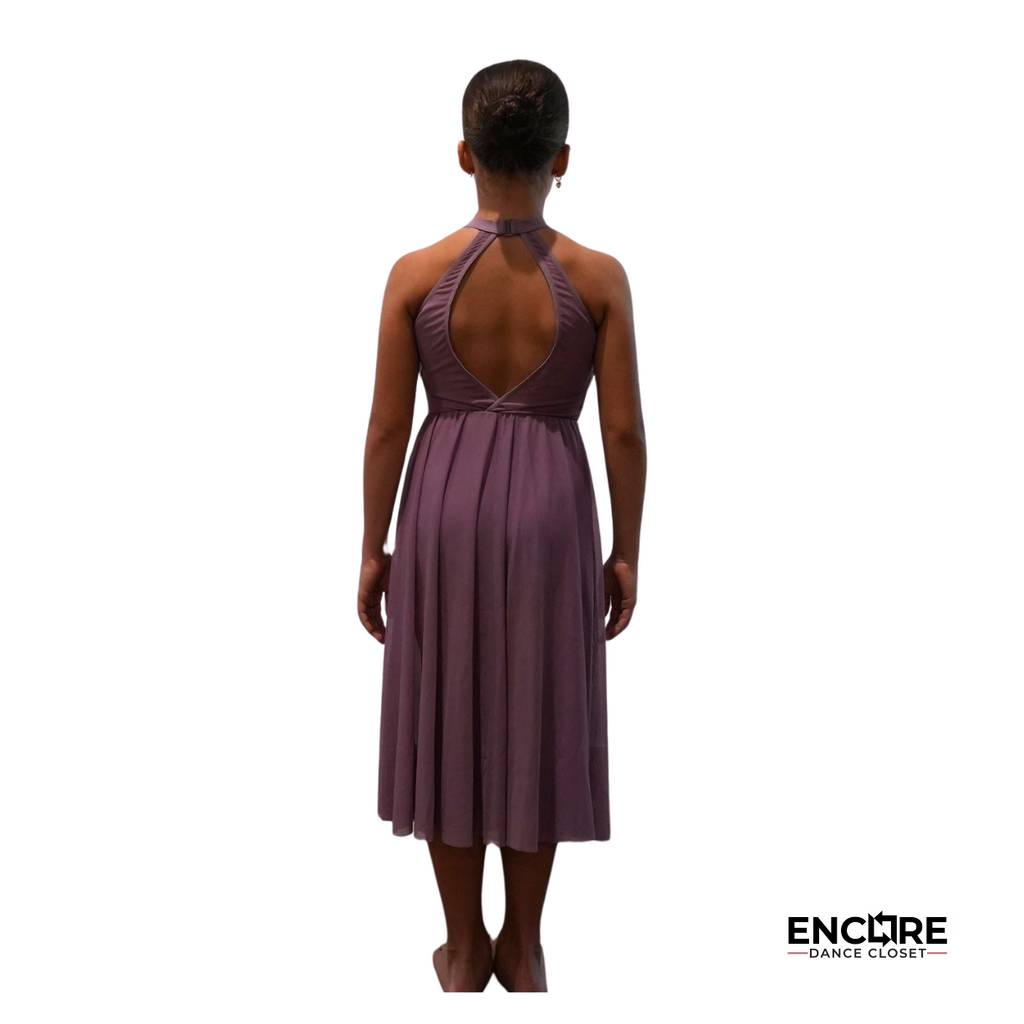 Lilac Mesh Dress
