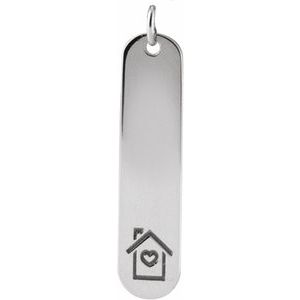 Engravable Bar Necklace or Pendant