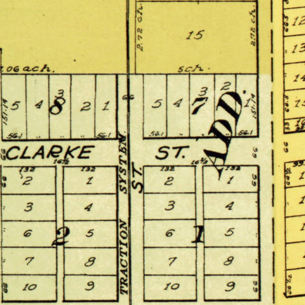 Vintage Map of Plano, Illinois 1903