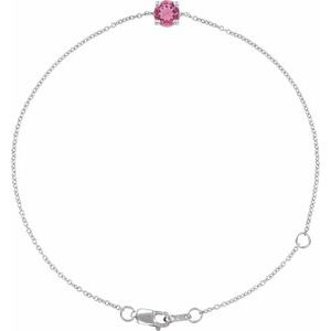 Solitaire Link Bracelet