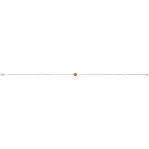 14K White Gold Natural Citrine  6 1/2-7-1/2" Bracelet – image 2