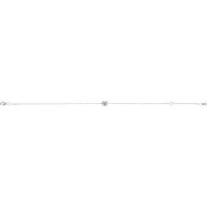 Sterling Silver Natural White Sapphire 6 1/2-7-1/2" Bracelet – image 2