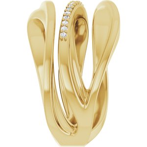 Accented Freeform Ring