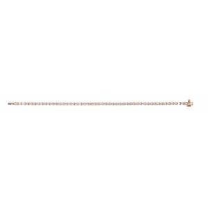 14K Rose 5 CTW Lab-Grown Diamond Line 7" Bracelet
