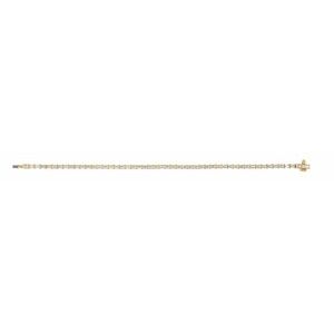 14K Yellow Gold 5 CTW Lab-Grown Diamond Line 7" Bracelet – image 3