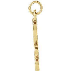 Petite Initial Necklace or Pendant