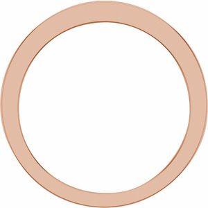 14K Rose 1/2 CTW Natural Diamond Band