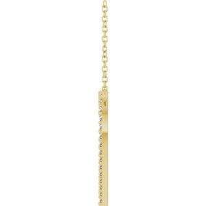 Accented Heart Necklace or Center