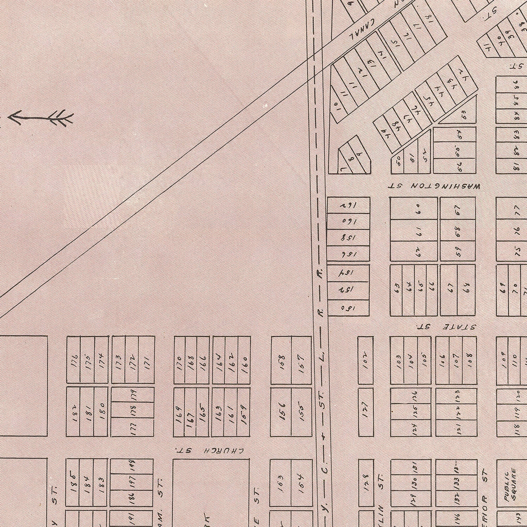 Vintage Map of Melrose, Ohio 1905