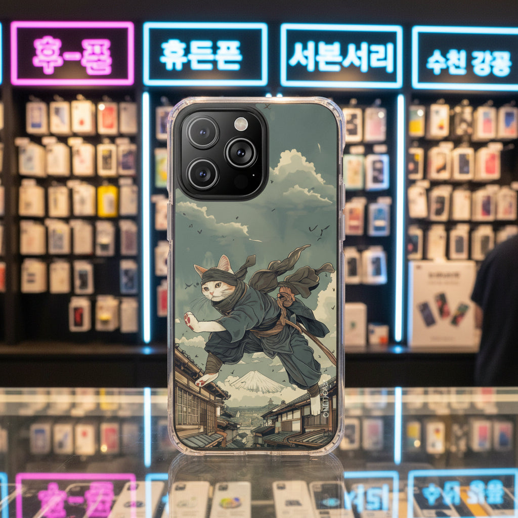 Ninja Feline Stealth Magnetic Clear Case for iPhone Series