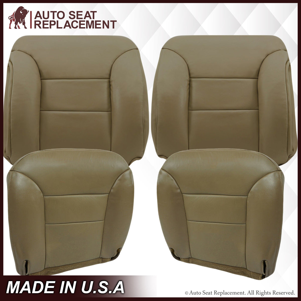 1995-1999 Chevy Tahoe Suburban Silverado Seat Cover in Tan: Choose your options