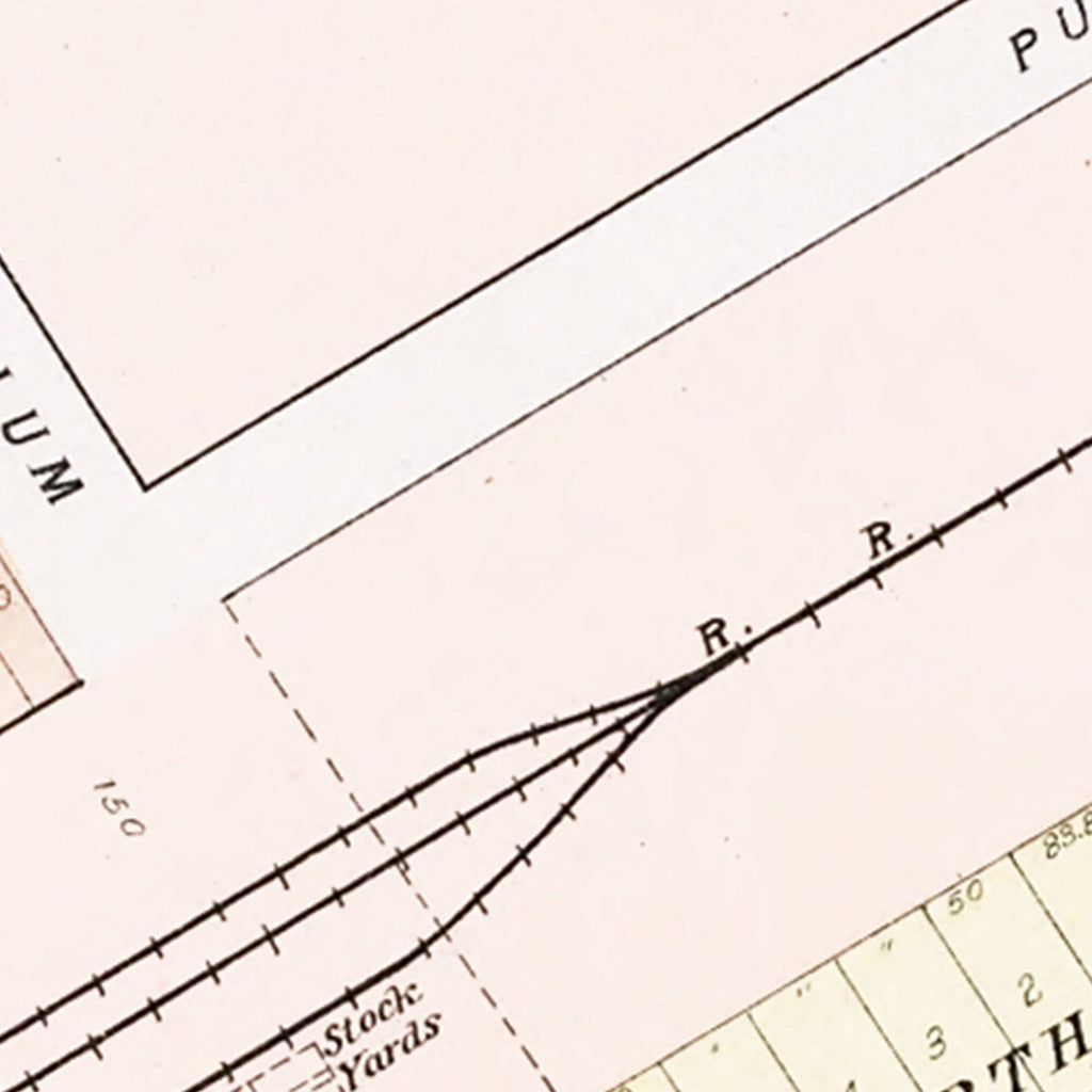 Vintage Map of Weston, Nebraska 1907