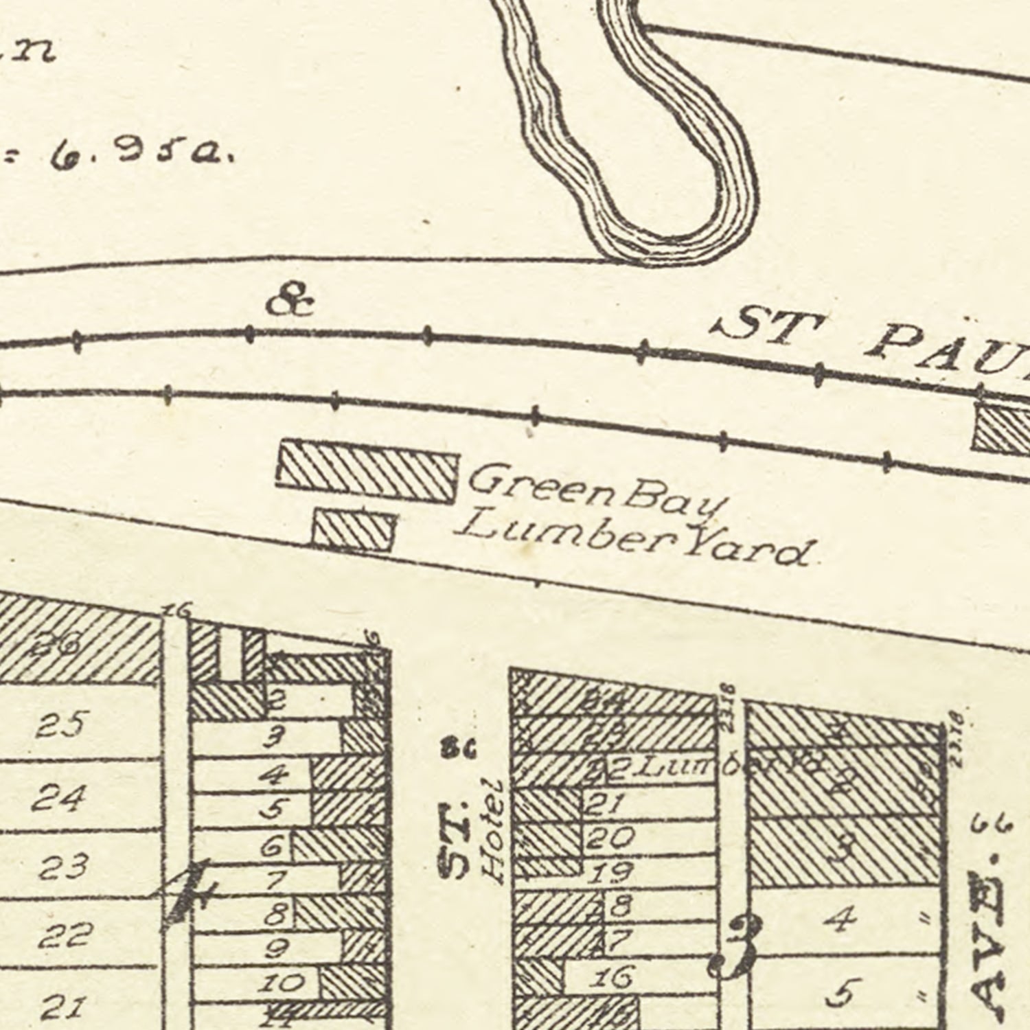 Vintage Map of Charter Oak, Iowa 1908