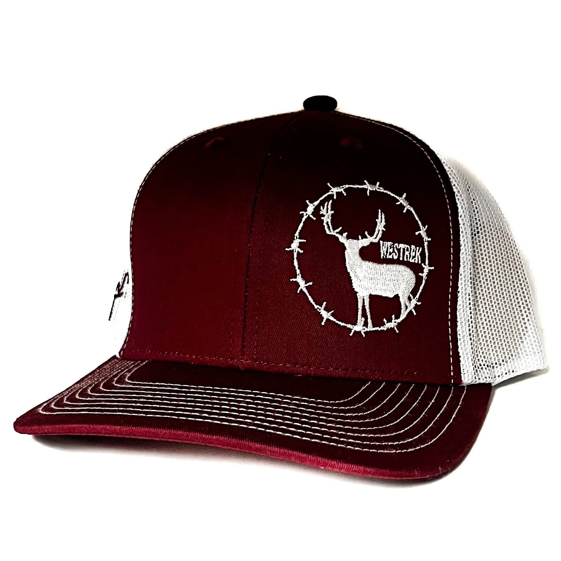 Barbed Wire Buck, Maroon