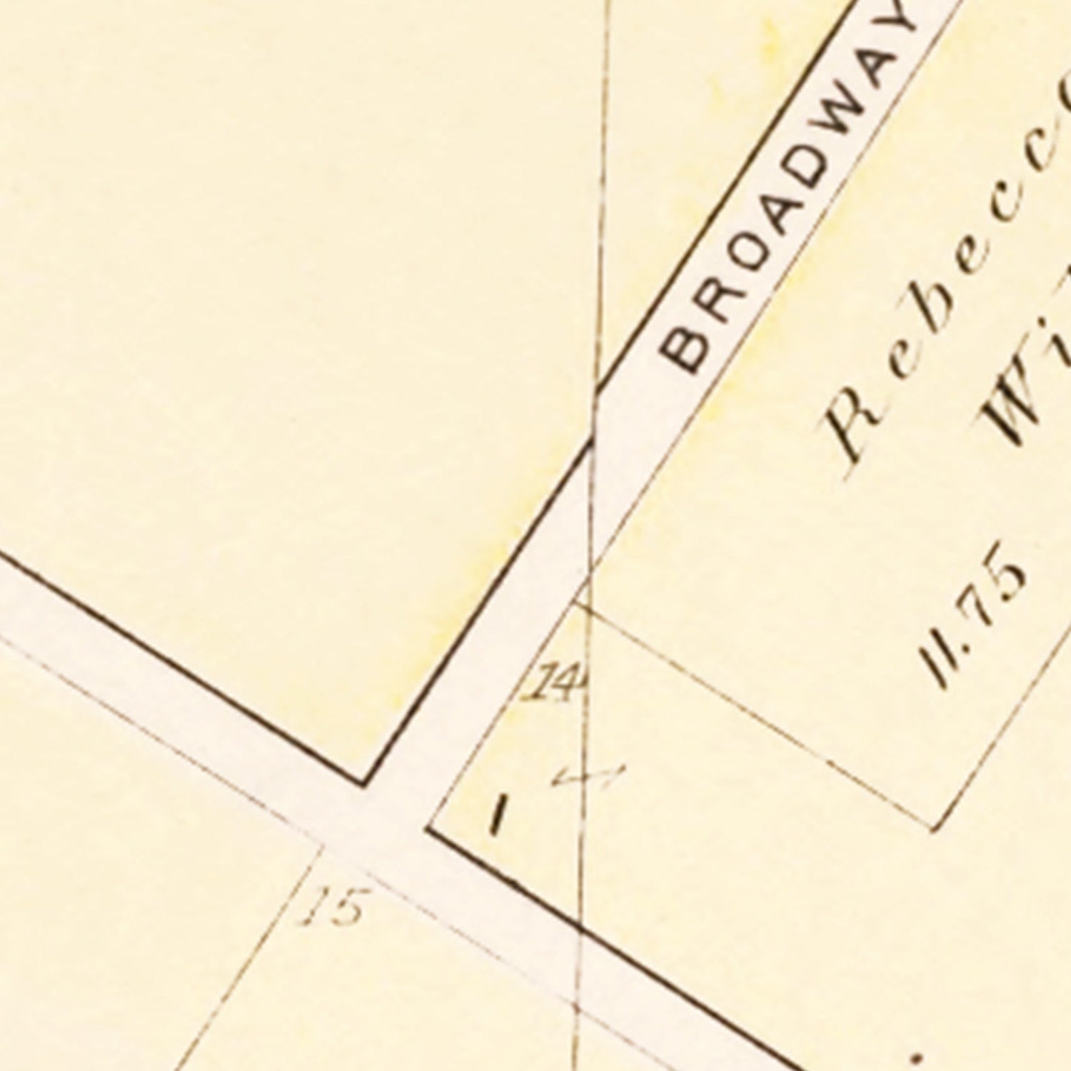 Vintage Map of Desoto, Nebraska 1908