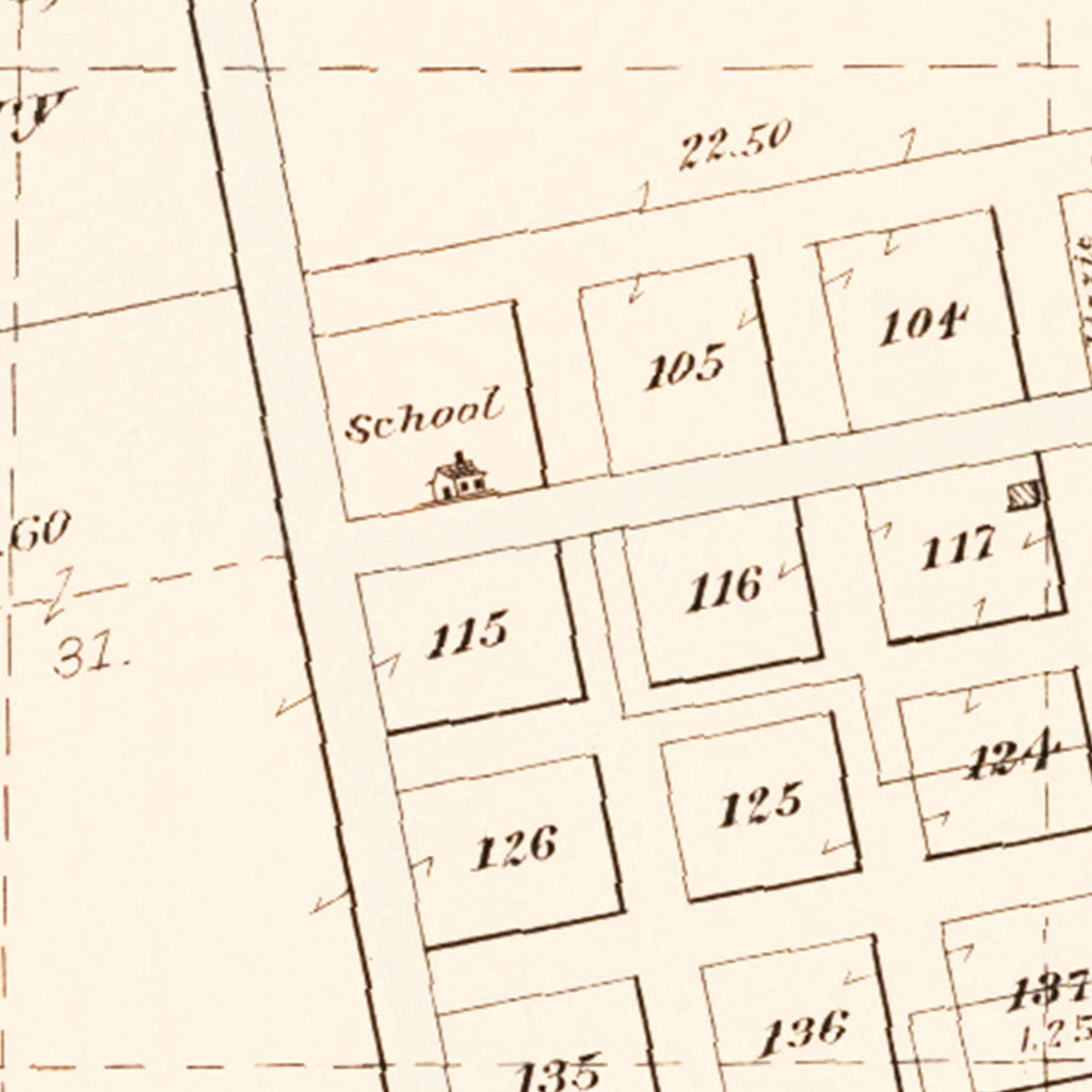 Vintage Map of Cuming, Nebraska 1908
