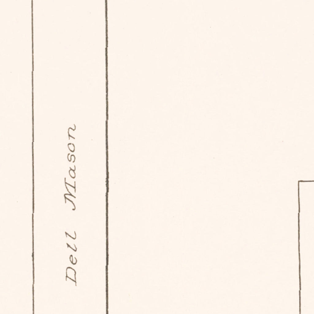 Vintage Map of Ellsworth, Wisconsin 1908