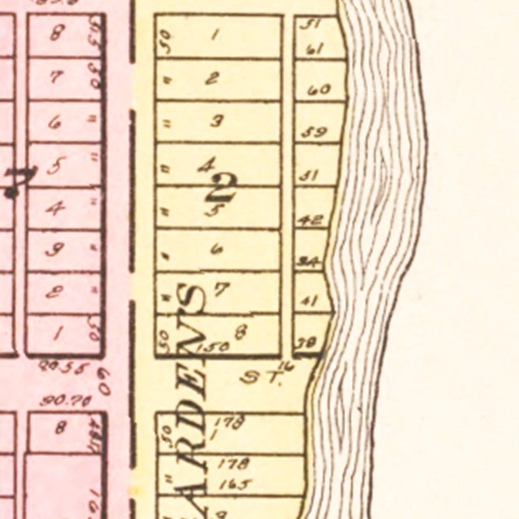 Vintage Map of Spring Valley, Wisconsin 1908