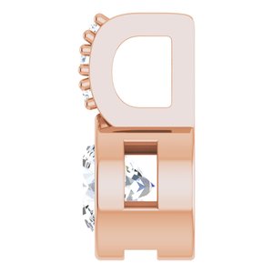14K Rose Gold 3/8 CTW Lab-Grown Diamond Pendant