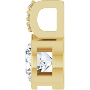 14K Yellow Gold 3/4 CTW Lab-Grown Diamond Pendant