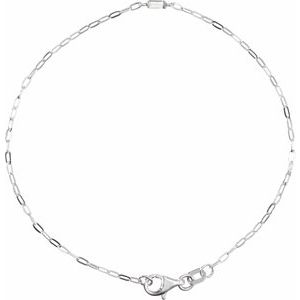 Sterling Silver .06 CT Natural Diamond 7" Bracelet