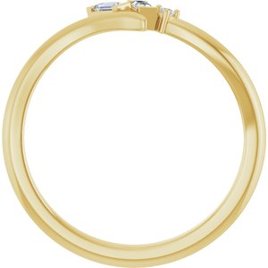 Accented Bypass Ring