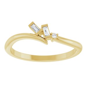 Accented Bypass Ring