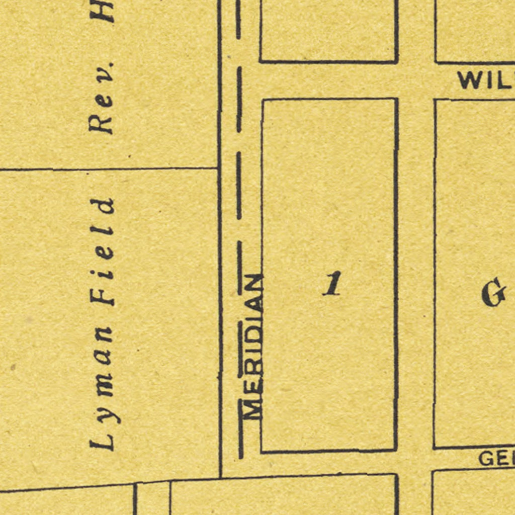 Vintage Map of Solomon, Kansas 1909