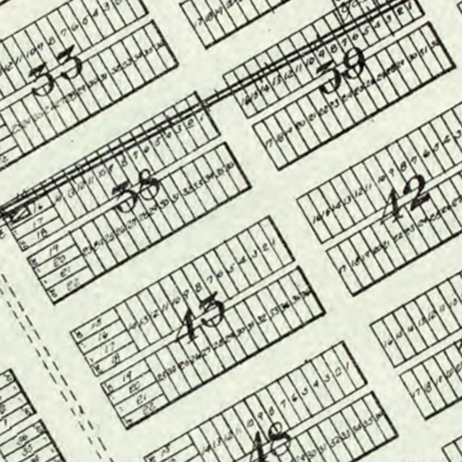 Vintage Map of Ogden, Kansas 1909