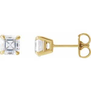 14K Yellow Gold 1/3 CTW Natural Diamond Earrings