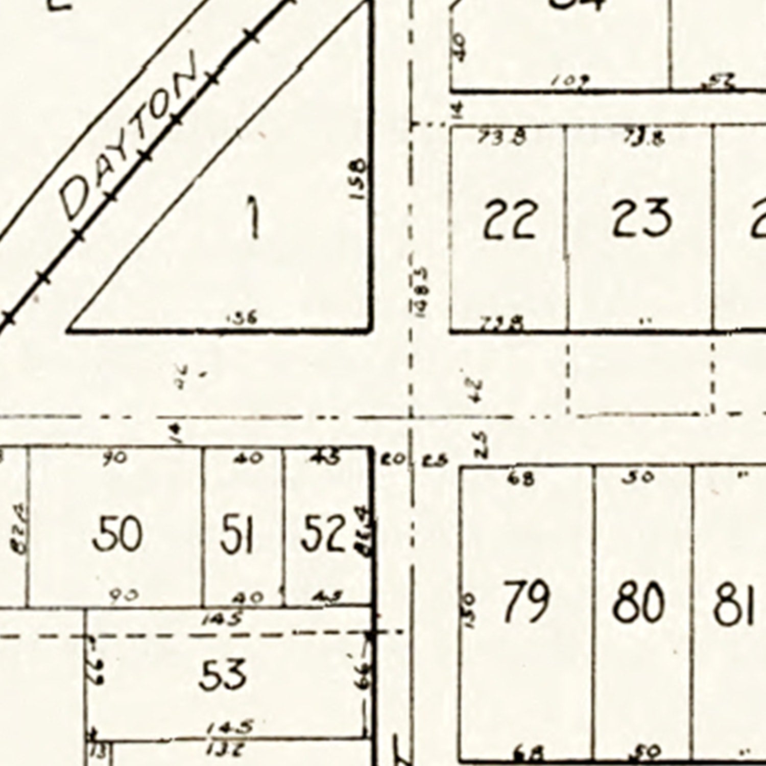 Vintage Map of Rudolph Township, Wood County, Ohio 1912
