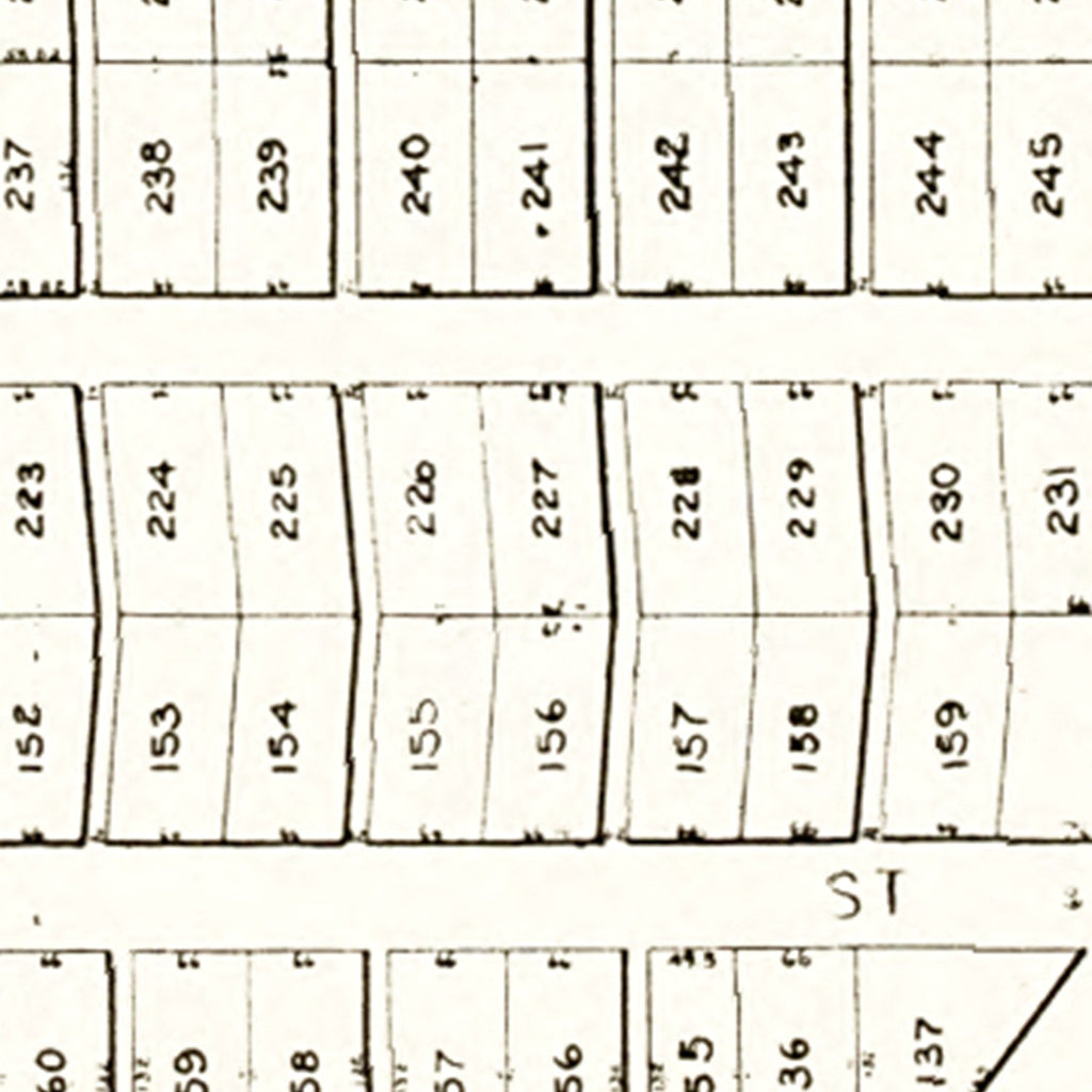 Vintage Map of Freeport, Ohio 1912