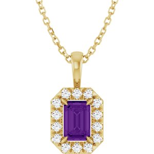 Halo-Style Necklace or Pendant