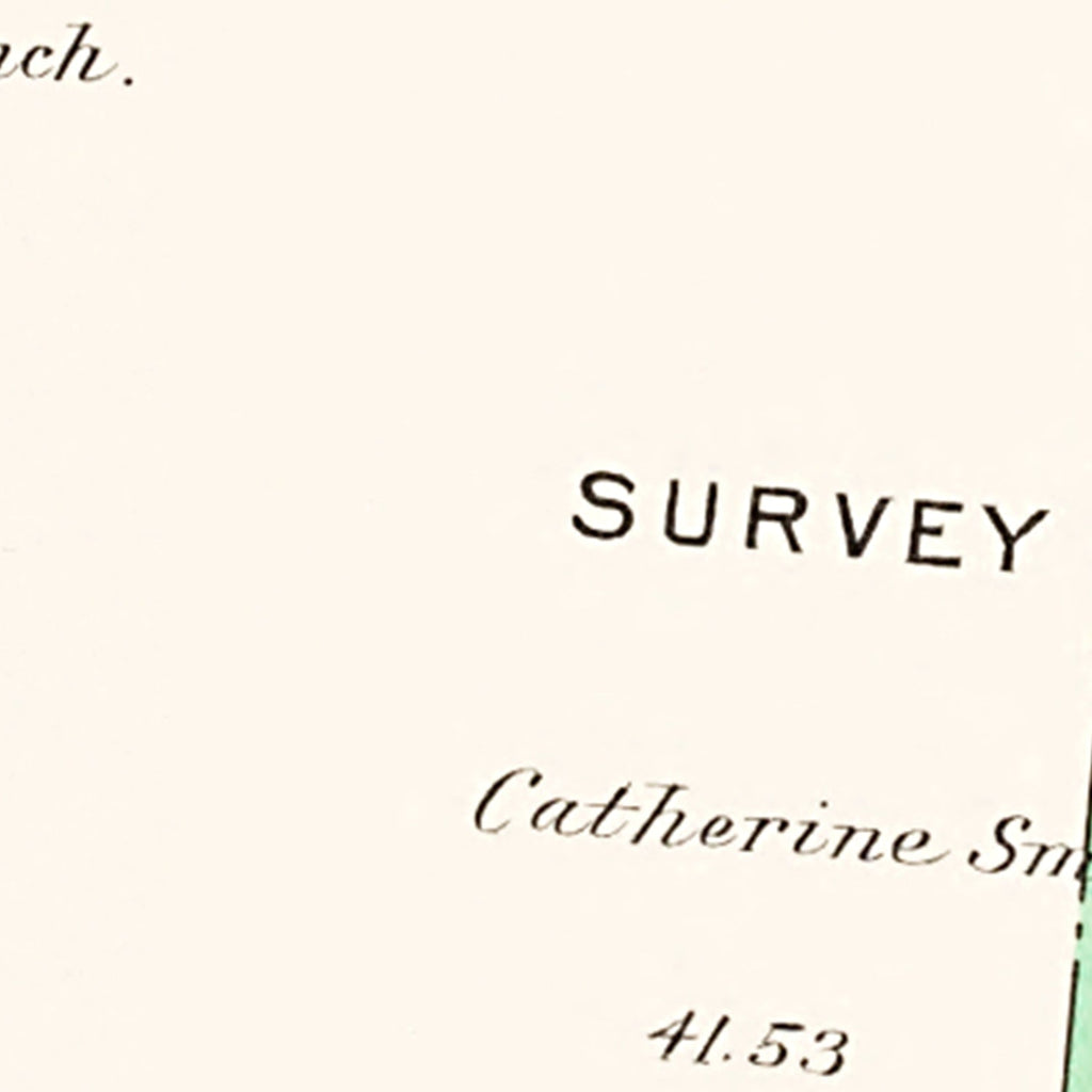 Vintage Map of Milledgeville, Ohio 1913