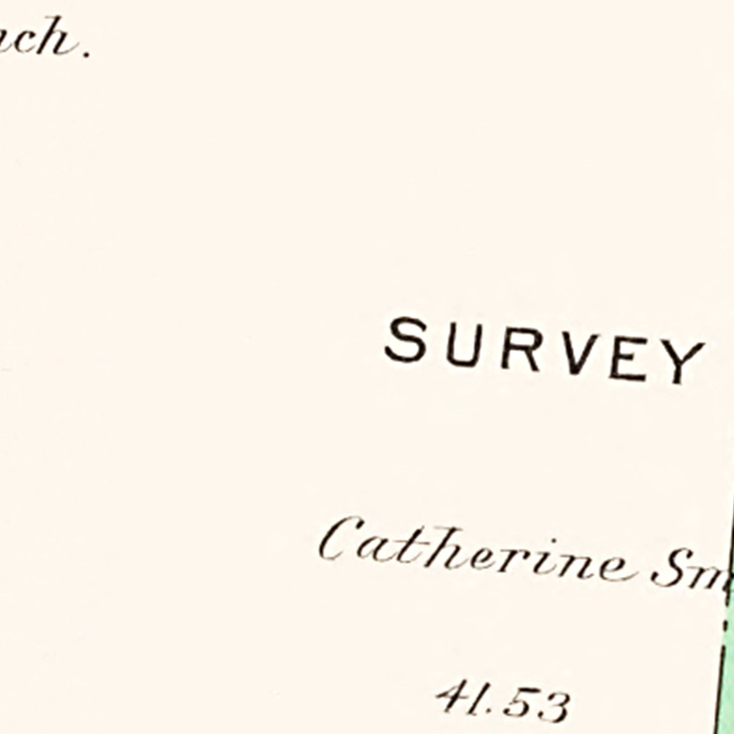 Vintage Map of Milledgeville, Ohio 1913