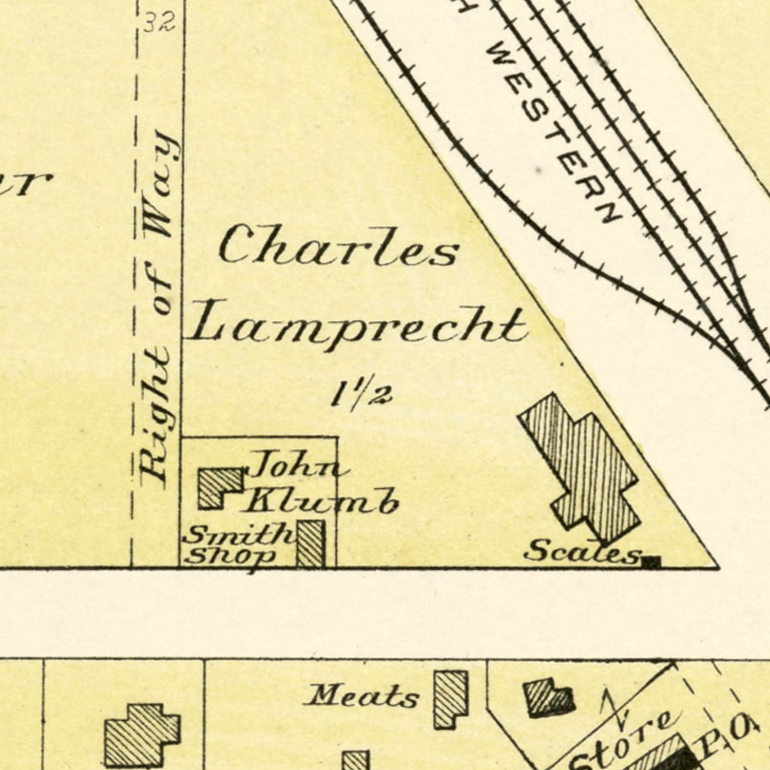Vintage Map of Rockfield, Wisconsin 1915
