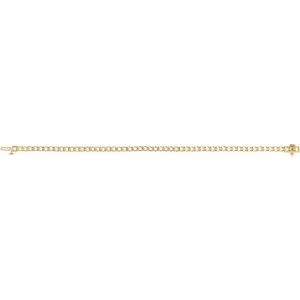14K Yellow Gold 3.65 mm Round Line 7" Bracelet Mounting – image 2