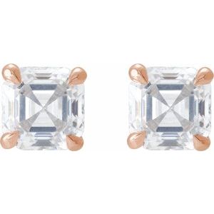 14K Rose Gold 1/3 CTW Natural Diamond Earrings – image 2