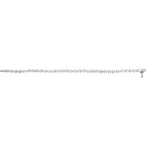 14K White 6 1/2 CTW Lab-Grown Diamond Line 7" Bracelet